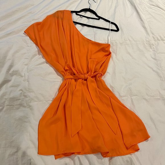 Show Me Your Mumu Trish Dress Tangerine - Picture 4 of 7